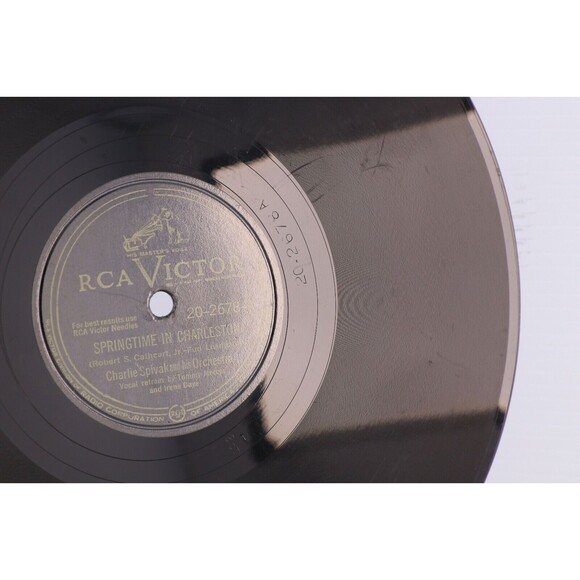 Charlie Spivak, Springtime In Charleston / One Raindrop 10" 78rpm Record 20-2678 - Picture 9 of 16